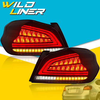 Clear LED Tail Lights For Subaru WRX | WRX STI 2015 - 2020 Rear Lamps