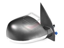 RH Right Hand  Driver Side Electric Door Mirror Texture Black Top / Chrome Bot For VW Amarok 2010-2013