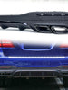 GLS63 Style Rear Diffuser w/ Black Exhaust Tips for Mercedes GLS X166 LCI 2016-2018