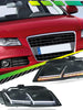 LED Headlight Turn Signal Lamps Assembly Set for Audi A4 2009-2012