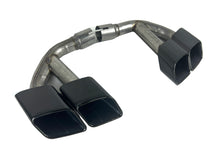 Square Black Exhaust Tips For Audi Q7 2016–2019 Diesel Models (3.0 TDI / 4.2 TDI)