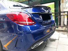 For Mercedes W205 C200 C250 C300 C63 Sedan 2015-2021 Gloss Black Rear Trunk Boot Spoiler