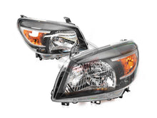 Pair LH+RH Head Light Lamp (Black) For Ford Ranger PK 2009-2011