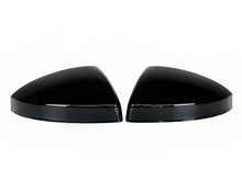 Glossy Black Mirror Cover Caps For Audi MK3 8S TT TTS TTRS R8 15+ W/ Lane Assist