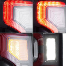 For 2022-2025 Ford Ranger T9 Full LED Rear Lights Clear Len W/Startup Tail Lamps