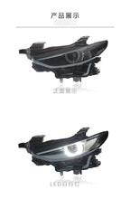 Pair Upgrade Full LED DRL Headlights Assembly for Mazda3 Axela 2004+