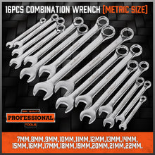 32Pcs Jumbo Combination Spanner Set Chrome Vanadium Steel Metric & Imperial Au