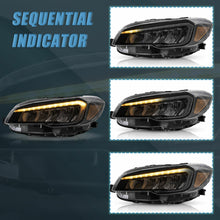 LED Headlights Reflector For 2015-2021 Subaru WRX / WRX STI Sequential Indicator L+R