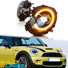 Sequential LED Headlights For 2007-2013 Mini Cooper R56 R57 R58 R59