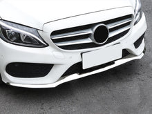 Chrome Front Bumper Lip Molding Trim 3PCS For Mercedes W205 C300 C43 AMG 2015-2018 di99