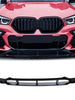 Gloss Black Front Bumper Lip Splitter For BMW X6 G06 M Sport di175