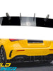 For 2019+ Mercedes A-Class W177 A35 A45 AMG Rear Diffuser Shark Fin Kit di185