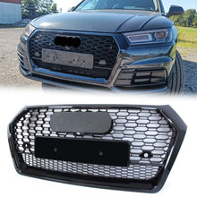 Gloss Black Honeycomb Front Bumper Grille Grill for 2018 2019 2020 Audi Q5 SQ5 fg242
