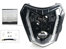 LED Headlight DRL High Low Beam Turn Signal for KTM EXC EXC-F 125-500 2014-2023