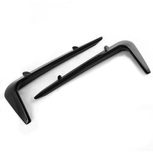 Gloss Black Front Fog Light Eyebrow Trim Cover for Land Rover Defender 110 2020-2024