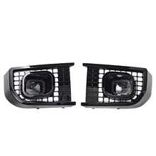 Pair Front Fog Light LED Lamp Covers For Land Rover Defender 90 130 L663 2020-2024