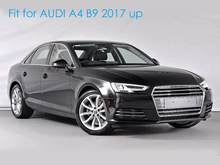 Glossy Black Side Mirror Cover Caps for AUDI B9 A4 S4 RS4 A5 S5 RS5 2018-2024