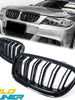 Gloss Black Front Kidney Grill For 2009-2011 BMW 3-Series E90 Sedan LCI fg32