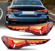 Smoked LED Tail lights Rear Lamps Assembly For BMW 4 Series G22 G23 G26 M4 G82 G83 2021-2024