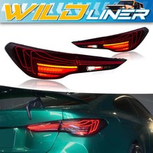 Smoke LASER LED Tail Lights Fit BMW M4 SERIES 2020-2024 G22 G23 G26 CSL Sequential set