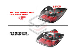 RH Right Hand Tail Light Lamp Tinted For Holden Astra AH 2004-2010 3 Door Hatch