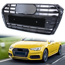 Gloss Black S4 Style Front Bumper Grille For Audi A4 S4 B9 2017–2019