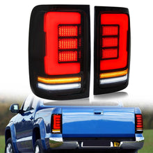 For VW Amarok 2010-2022 Smoked LED Tail Lights Sequential Rear Lamp Assembly Pair