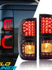 Smoke Black LED Tail Lights Rear Lamp For Toyota Hilux N70 SR SR5 2005-2015