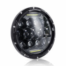 Pair 7'' Inch Round LED Headlights Hi/Lo Sealed Beam DRL Headlamps For Nissan Patrol GQ