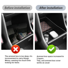 Car Center Console Storage Box Organizer Tray For 2024-2025 Hyundai Kona