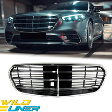 Chrome Front Bumper Grill for Mercedes W223 S400 S500 S450 S580 2021-2023