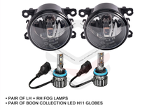 Pair LH+RH Fog Light Driving Lamp + LED H11 Globes For Ford Falcon FGX FG-X 2014-2016