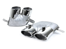 Chrome Exhaust Tips Muffler for Audi A6 C7.5 Sline 2016-2018