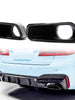 Black Exhaust Muffler Tips for BMW G30 520i 530i 540i Sedan 2017-2019-2023 M-Sport