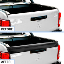 For 2019-2023 Mitsubishi Triton MR Tailgate Cover Cap Trim Rail Spoiler Guard