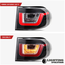 Clear Lens LED Tail Lights For 2007-2015 Toyota FJ Cruiser Rear Brake Lamp Pair