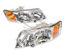 SET LH+RH Head Light ( Chrome) Headlights For Holden Commodore VY S2 2003-2004 Executive, Acclaim and S