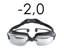 Comfortable Swimming Goggles with UV Anti-Fog Swim Glasses Adjustable -1.5 to -8