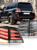 Full LED Tail Lights Assembly For Toyota Land Cruiser 2008-2015 Rear Lamps