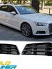 Front Fog Light Grill Cover for AUDI A4 B9 Base Trim 2017-2018