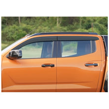 4pcs Weather Shields Weathershields Window Visors for Mitsubishi Triton MV 2024+ Dual Cap Only