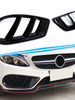 Front Bumper Duct Air Vent Covers Trims for Mercedes W205 C205 AMG 2015-2018