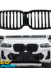 For 2022+ BMW X3 G01 X4 G02 Glossy Black Front Kidney Grille Grill w/ Camera fg214