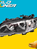 LH Left Head Light (Non Xenon) + Corner Lamp Silver For BMW 3 Series E46 Sedan/Wagon 2001-2005