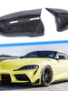 M Style Carbon Fiber Mirror Caps For Toyota Supra A90 2019+ GR/GTS