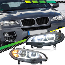 LED Sequential DRL Projector Headlight Assembly for BMW X6 E71 2008-2014