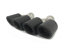 AK Style Matte Carbon Fiber Exhaust Tip Upgrade 65mm Inlet