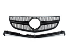 Black Front Mesh Grill for Mercedes C207/A207 Coupe 2014-2017