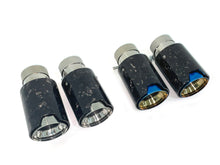 65mm Inlet Forged Carbon Steel Exhaust Tips Muffler Tailpipes Pair