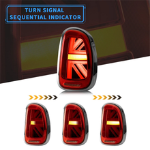 Red-Black For 2010-2016 Mini Cooper Countryman R60 LED Tail Lights With Start-UP Animation